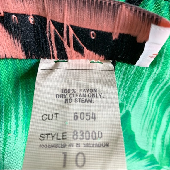 90s Sue Wong Tropical Dress - Picture 8 of 10